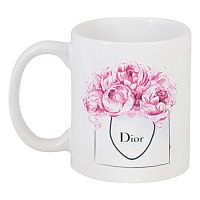 кружка с рисунком dior peonies в Армавире