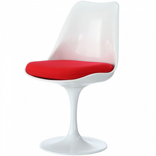 стул eero saarinen style tulip chair красная подушка в Армавире