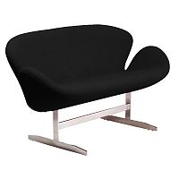 диван swan sofa прямой черный в Армавире