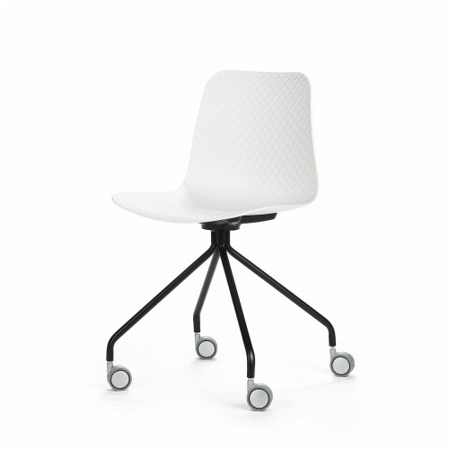 стул glide на колесиках белый в Армавире