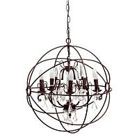 люстра foucault's orb crystal (64*60*50) коричневая в Армавире