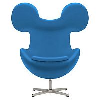 кресло egg mickey голубое в Армавире