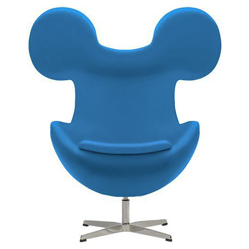 кресло egg mickey голубое в Армавире