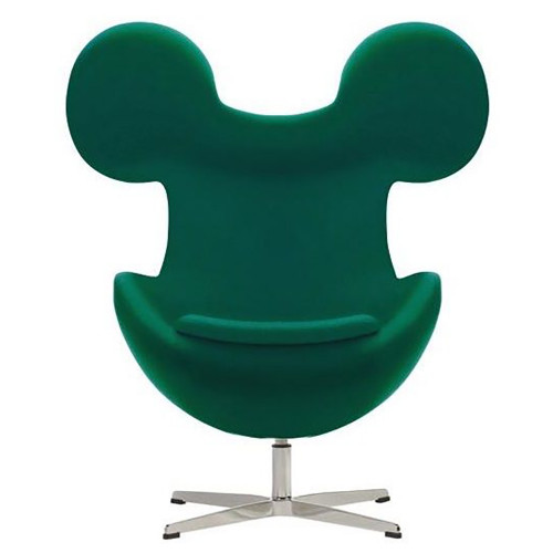 кресло egg mickey зеленое в Армавире