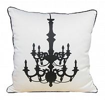 подушка с рисунком канделябра chandelier white в Армавире
