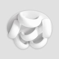 потолочная светодиодная люстра ambrella light orbital cloud fc12/6 wh 120w d650 в Армавире