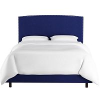 кровать двуспальная 160х200 синяя everly blue в Армавире