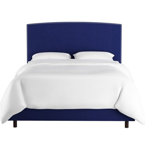 кровать двуспальная 160х200 синяя everly blue в Армавире