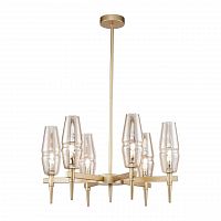 подвесная люстра maytoni lita h002pl-06g янтарная в Армавире