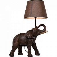 лампа настольная elephant safari коричневая в Армавире
