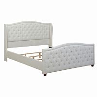 кровать marcella 90х200 белый велюр в Армавире
