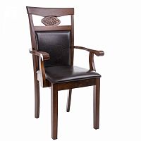 стул деревянный кресло luiza dirty oak / dark brown в Армавире