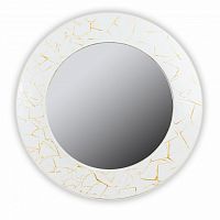 зеркало белое круглое диаметр 75 см с золотым декором fashion white gold в Армавире
