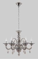 подвесная люстра crystal lux caetano sp-pl6 smoke в Армавире