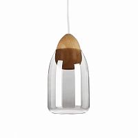 подвесной светильник wooden ball яйцеобразный цоколь дымчатый прозрачный в Армавире