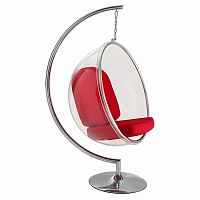 кресло bubble chair with stand красное в Армавире