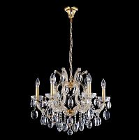 подвесная люстра crystal lux hollywood sp6 gold в Армавире
