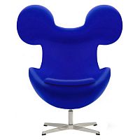 кресло egg mickey синее в Армавире
