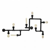 потолочная люстра ideal lux plumber pl8 nero в Армавире