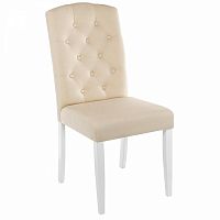 стул деревянный menson white / fabric сream в Армавире