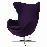 кресло egg chair темно-фиолетовое в Армавире