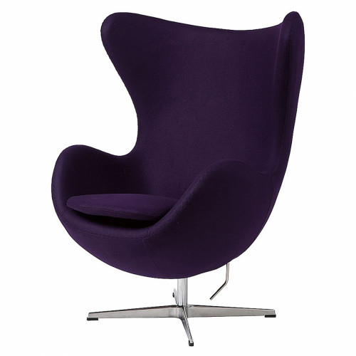 кресло egg chair темно-фиолетовое в Армавире