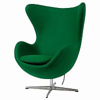 кресло egg chair кашемир зеленое в Армавире