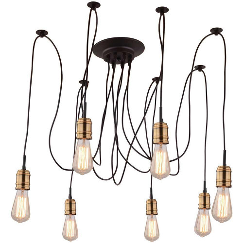 подвесная люстра arte lamp mazzetto a4290sp-7bk в Армавире