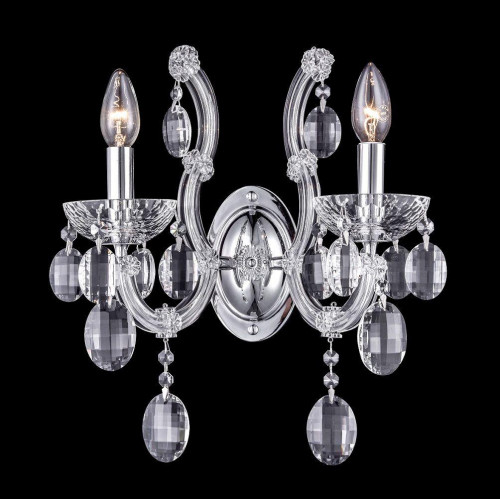 бра crystal lux hollywood ap2 chrome в Армавире