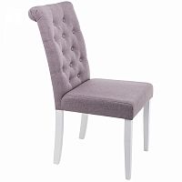 стул деревянный amelia white / fabric fog в Армавире